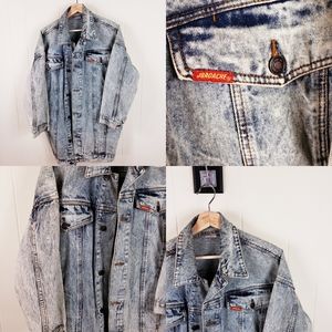 Vintage Jordache acid wash denim jacket coat